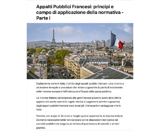 WEB – APPALTI PUBBLICI FRANCESI